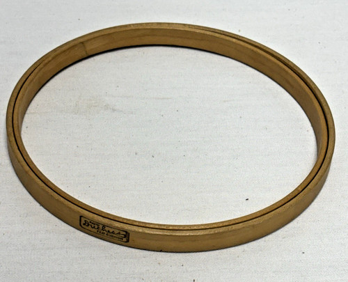 Vintage Wood / Wooden Duchess 6” Embroidery Hoop w/ Felt Cushion Lining Round