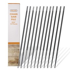 Felled  Chainsaw Sharpener Kit   5/32  Inch 4mm Manual Chainsaw File Set 12pk