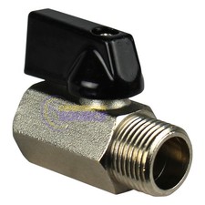 Mini 3/8 Male 3/8 Inch Female NPT Brass Ball ...