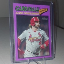 Topps Heritage 2026 Alec Burleson Cardinals Purple Border #165 Baseball