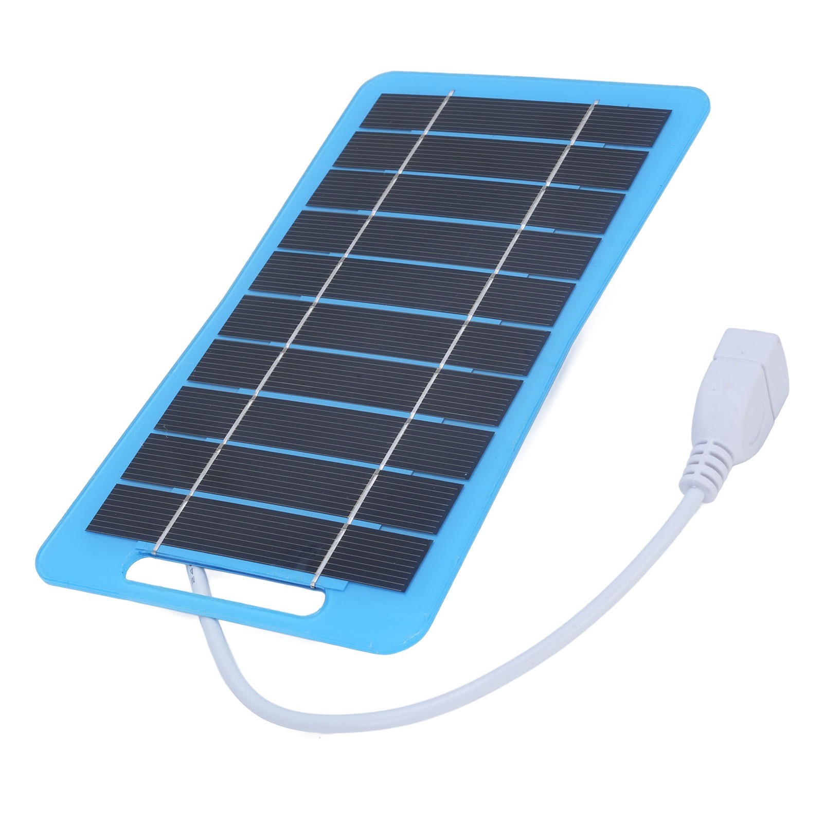 Solar Panel Charger 5W 5V Monocrystalline Silicon Lightweight Portable Solar