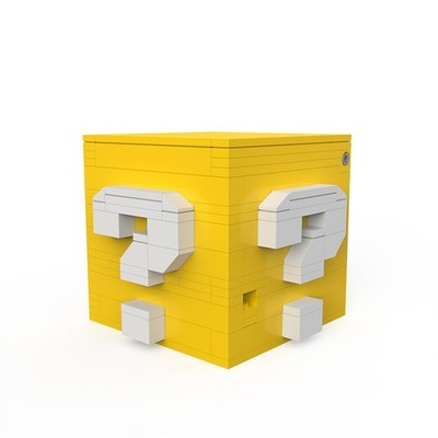 Question Mark Puzzle Box Decryption Box Model 338 Pieces Building Set MOC Build