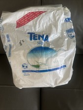 Confezione Aperta 8 Pannolini Media Tena Slip Maxi Vintage Plastica Adulti