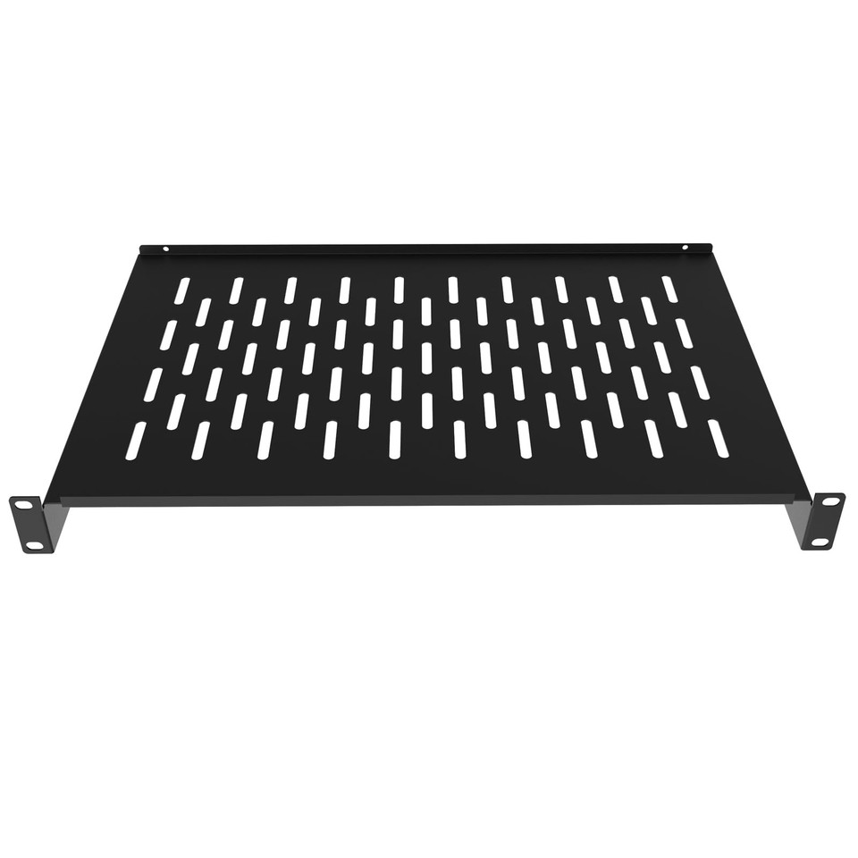 1U Server Rack Shelf 19-Inch Universal Vented Rack Mount Cantilever ...