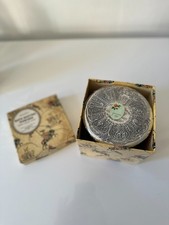 Vintage Morny Bath Dusting Powder with Wool Puff - Sealed, in Original Box