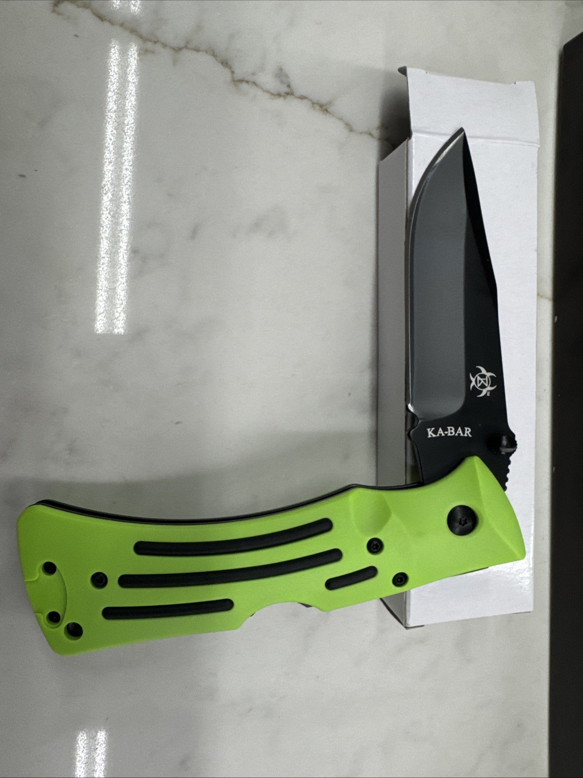 Green Zytel (3.875" Black Straight Edge) 3058