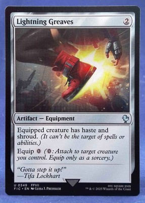 Lightning Greaves - MTG - Commander: Final Fantasy - Excellent NM