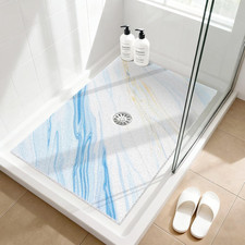 Shower Mat Non Slip: 24X36 Inch Large Shower Mats for inside Shower with Drain