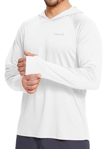 Herren Sonnenschutz Hoodie Shirt UPF 50+ Langarm 3X-Large Style 1-weiß - Bild 2 von 7