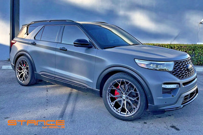 20'' STANCE SF10 BRUSHED GUNMETAL WHEELS RIMS FOR FORD EXPLORER ST 20X10.5