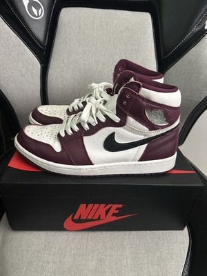 Read* Nike Air Jordan 1 Men's Retro High OG Bordeaux Athletic Shoes Size US 9.5