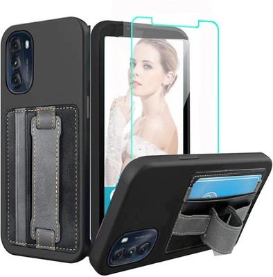 For Moto G 5G 2022 Case Insert card telescopic support Shock protection jacket