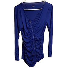 Calvin Klein Women’s Size Small Ruched Bodycon Mini Dress Long Sleeve