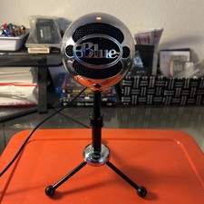 NICE BLUE SNOWBALL USB MICROPHONE WITH STAND AND USB CABLE FREE SHIPPING