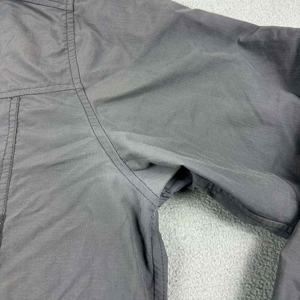 Camisa ExOfficio Para Hombres 2XL Gris Manga Larga Botón Frontal Ripstop Viaje Senderismo Foto 3 de 4