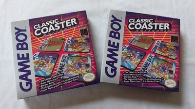 2x Game Boy  Classic Coaster  Untersetzer  4er Set   Zelda, Mario, Donkey Kong 