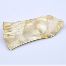 Natural Yellow Pearl Guitar Truss Rod Cover with 2 Holes for Gibson Les Paul