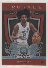 2019-20 Panini Prizm Draft Picks Crusade Red Prizm Coby White #61 0t1