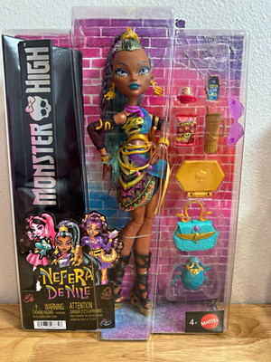 Monster High Nefera de Nile Doll Heart of Gold Mummy Nevermore NEW Mattel