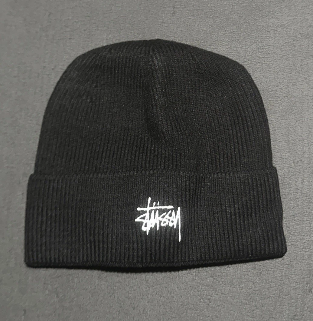 帽子 Stussy beanie Skullcap Basic Stripe – Black | Headwear | Stüssy