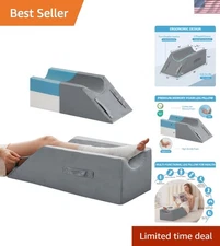 Leg Pillow Elevation Blood Circulation Wedge Pillow for Legs Swelling