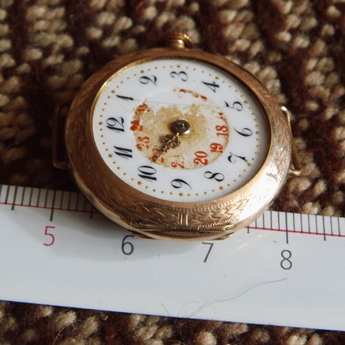 0,585 GOLD ANTIK-UHR - Bild 14 von 15