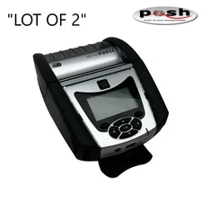 Lot of 2 - Zebra QLN320 Thermal Printer Handheld Printer - W/ battery included!