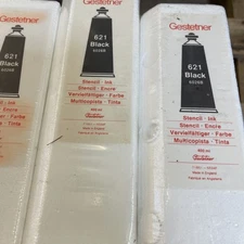 1 Unit Of Gestetner 621 Black Ink Duplicator Screen Printing 400mL NEW Sealed