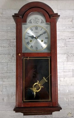 Tempus Fugit 31DAY 振り子時計 Vintage Tempus Fugit 31 Day Wall Clock w/Mechanical Key & Wind