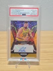 2024 Panini Prizm Black Luka Doncic Prizmatrix Signatures Gold Shimmer AUTO 5/10