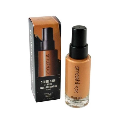 Smashbox Studio Skin 24 Hour Wear Hydra Foundation 3.35 Medium Dark New in Box