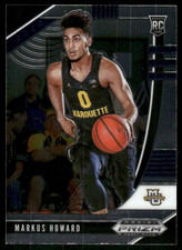 2020-21 Panini Prizm Draft #80 Markus Howard Rookie RC Marquette basketball card. rookie card picture
