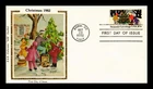 Dr Jim Stamps Christmas 1982 Colorano Silk Cachet First Day Cover