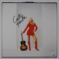 Carter Faith JSA Signed Autograph Album Vinyl Record Insert Cherry Valley