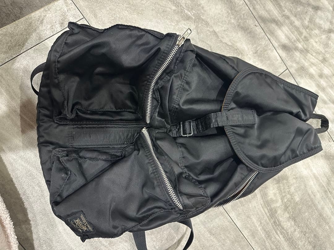 PORTER Black Nylon Backpack - image 6