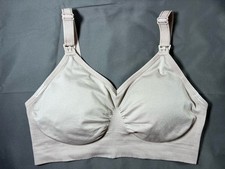 HOFISH Nursing Bra Lot 2 Pack Black Beige M Seamless Maternity Bras  Extender