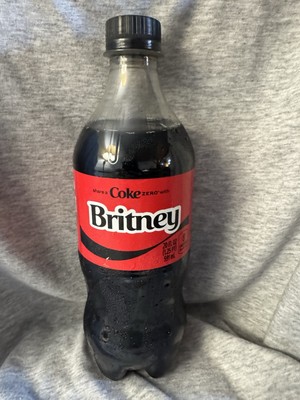 Share a Coke with   Britney    2025 Personalized Gift Coca~Cola Bottle 20oz Zero