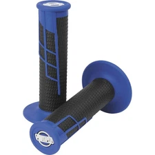 Protaper Clamp-On Half-Waffle Grips Blue/Black 021663