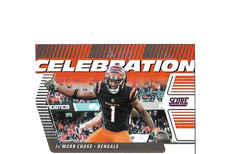JA'MARR CHASE 2025 PANINI/SCORE *CELEBRATION* INSERT #C-JCH PACK FRESH FREE SHIP