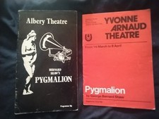 PYGMALION&times;2 - GB SHAW - DIANA RIGG & BOB HOSKINS - 1974 @ ALBERY + YVONNE ARNAUD