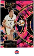 2024 Panini Select WNBA #120 Lou Lopez Senechal Prizms Pink Ice