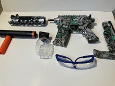 Toy Gun Light Gun Battery Rechargeable Metallic Green preowned excellent cond.