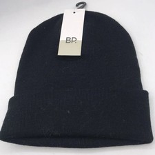 Nordstrom BP. Black Beanie Cap   One Size   S...