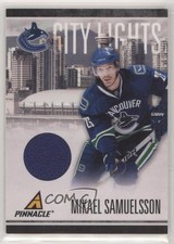 2010-11 Panini Pinnacle City Lights Materials 73/499 Mikael Samuelsson #14 0m0
