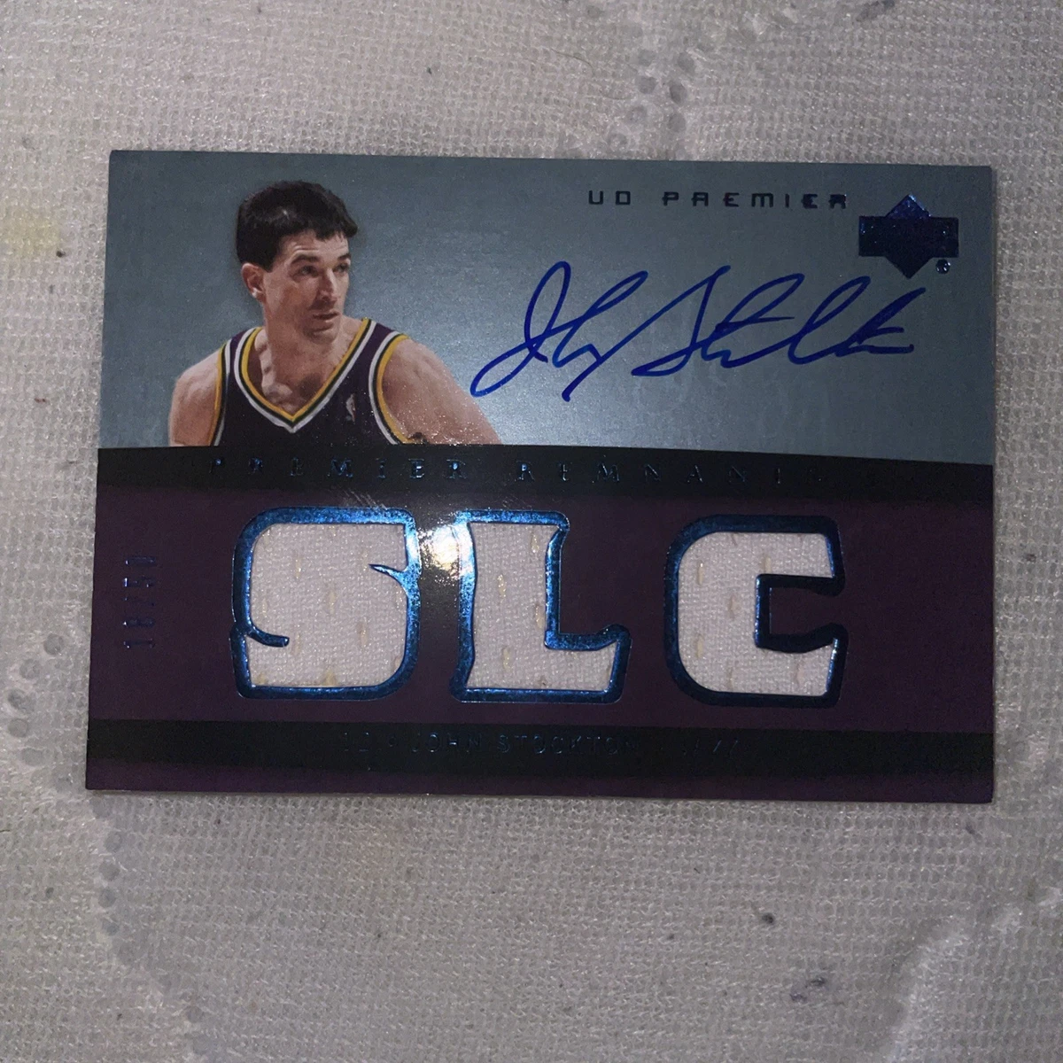 Upper Deck John Stockton Basketball Autographed Sports Trading 