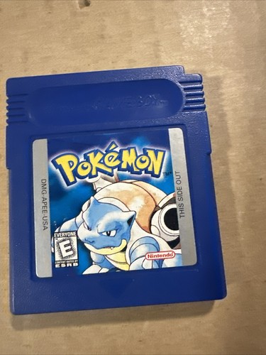 Pokemon Blue Version (Game Boy, 1998) Saves, CIB Manual, Inserts Authentic Game - Foto 14 di 24