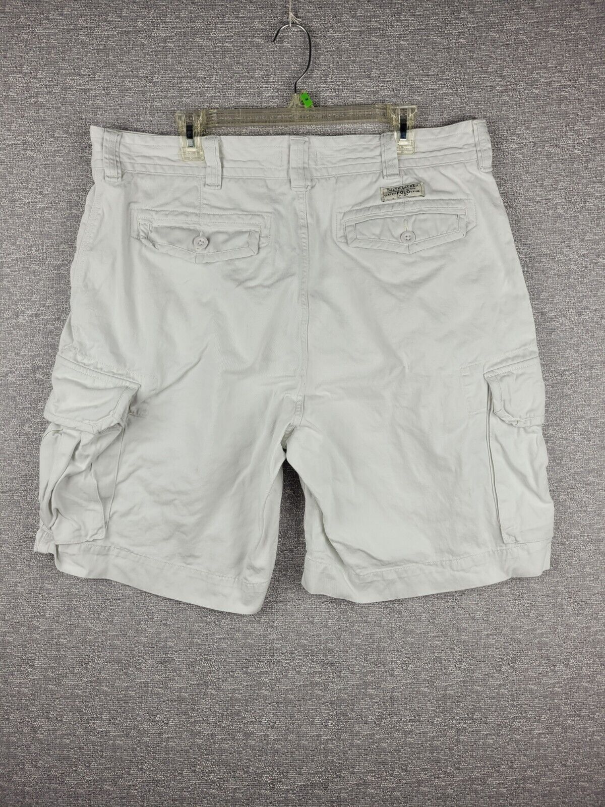 Ralph Lauren Polo Cargo Shorts Mens 38 Ivory Heav… - image 2