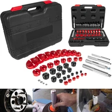 43 PCS Bearing Race and Seal Driver Bearing Press Kit Set Metric SAE Adapters