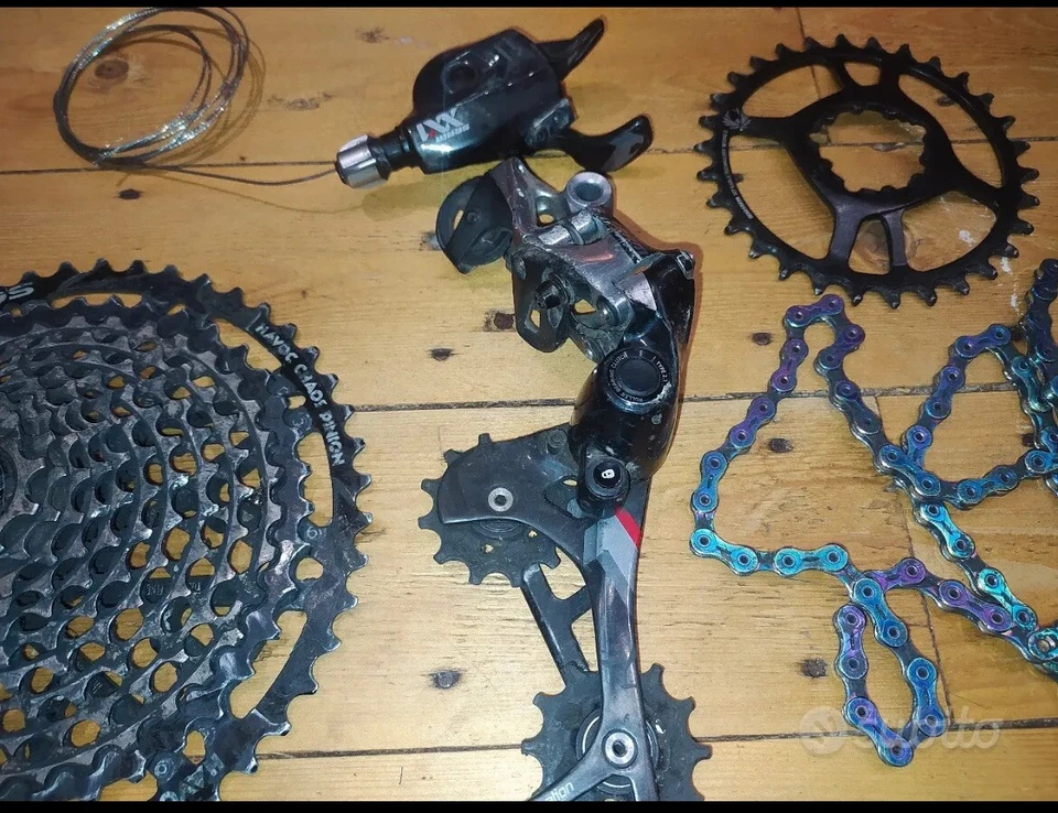 GRUPPO SRAM XX1 EAGLE 11 V. Velocità 1x11V Deragliatore Manettino Cassetta XD - Immagine 2 di 4