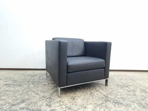 Knoll Foster 500 Set 4x Designer Chairs Leather Chairs Chair Armchair Club Chair - Picture 10 of 12